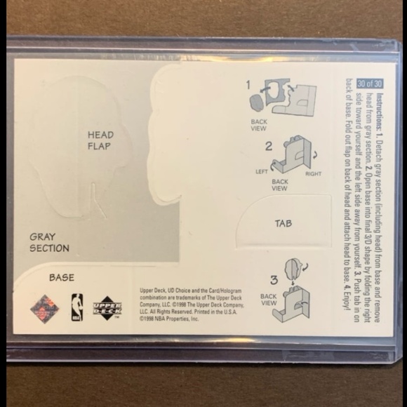 Rare Michael Jordan 1990’s insert card - 1998 upper deck - Mint Condition - Picture 2 of 2